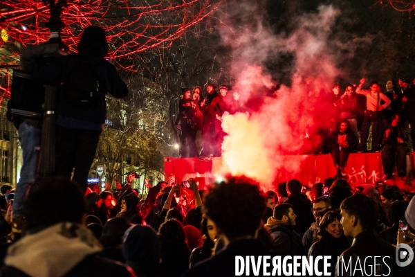 Paris | Ressemblement suite à la mort de Jean-Marie Le Pen