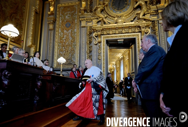 Audience de rentrée de la cour de cassation