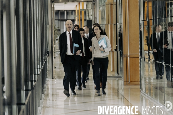 Préparation du Budget 2025 au ministère à Bercy.