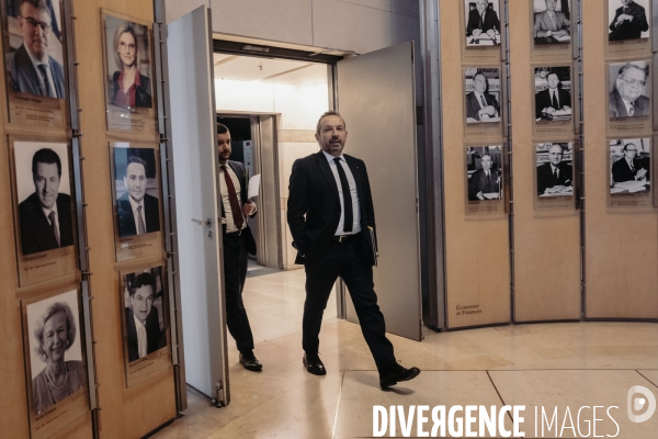 Préparation du Budget 2025 au ministère à Bercy.