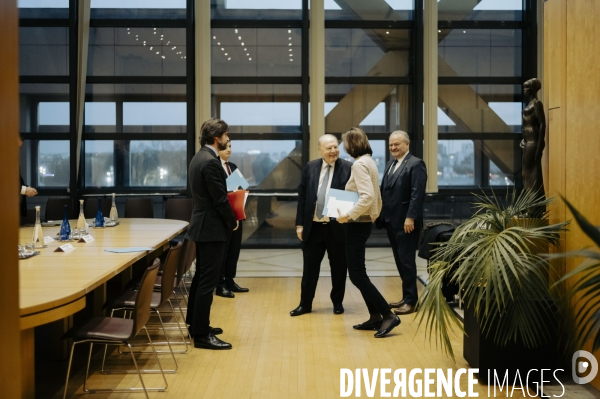 Préparation du Budget 2025 au ministère à Bercy.