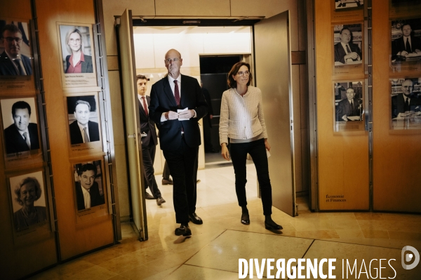 Préparation du Budget 2025 au ministère à Bercy.