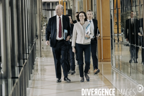 Préparation du Budget 2025 au ministère à Bercy.