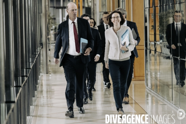 Préparation du Budget 2025 au ministère à Bercy.