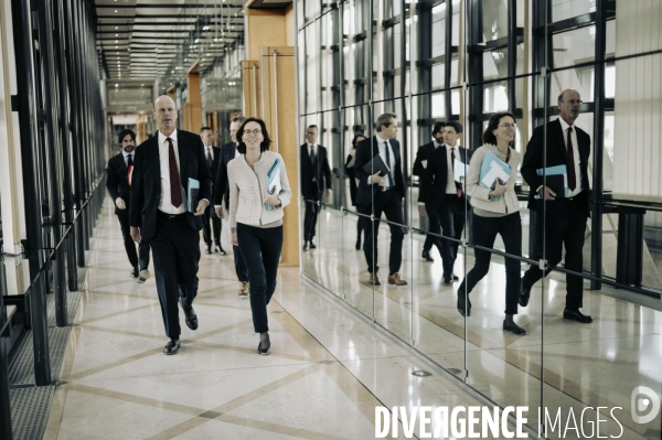 Préparation du Budget 2025 au ministère à Bercy.