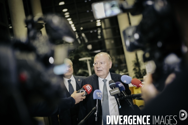 Préparation du Budget 2025 au ministère à Bercy.