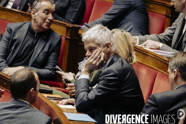 Questions au gouvernement à l’assemblée nationale.