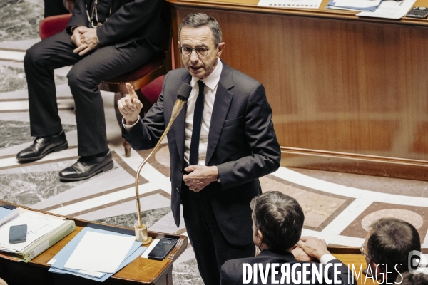 Questions au gouvernement à l’assemblée nationale.