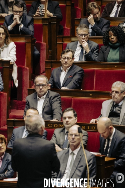 Questions au gouvernement à l’assemblée nationale.