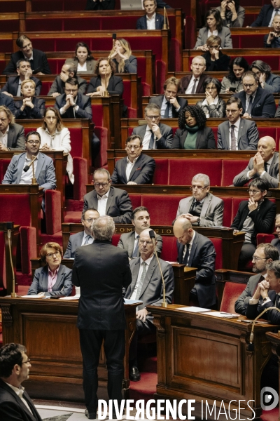 Questions au gouvernement à l’assemblée nationale.