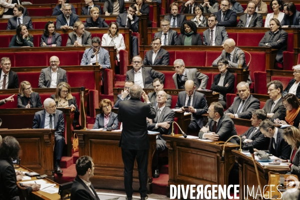 Questions au gouvernement à l’assemblée nationale.
