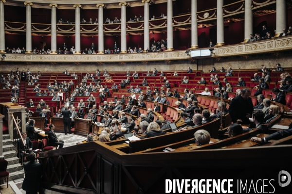 Questions au gouvernement à l’assemblée nationale.