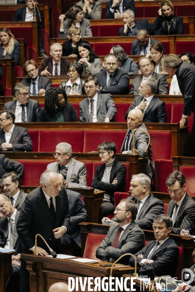 Questions au gouvernement à l’assemblée nationale.