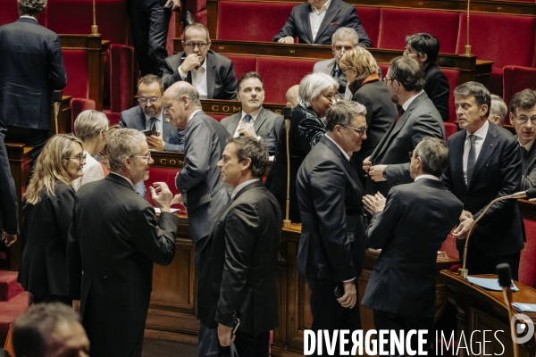 Questions au gouvernement à l’assemblée nationale.