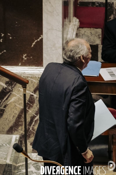 Questions au gouvernement à l’assemblée nationale.