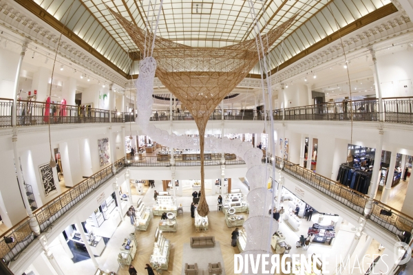 Le serpent ernesto neto au bon marche