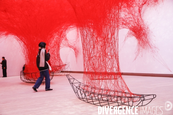 Chiharu Shiota au Grand Palais