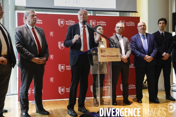 Voeux à la presse d Alain ROUSSET