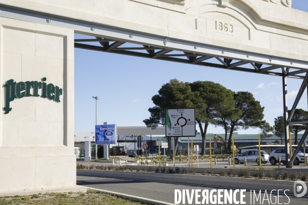 Usine d Eaux minérales naturelles Perrier à Verzège