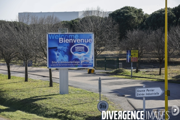 Usine d Eaux minérales naturelles Perrier à Verzège