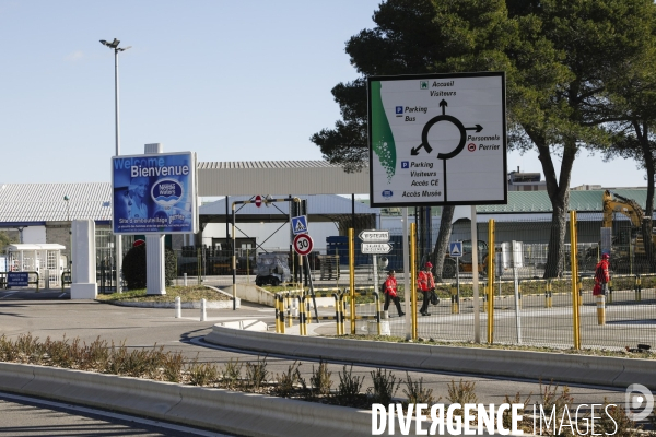 Usine d Eaux minérales naturelles Perrier à Verzège