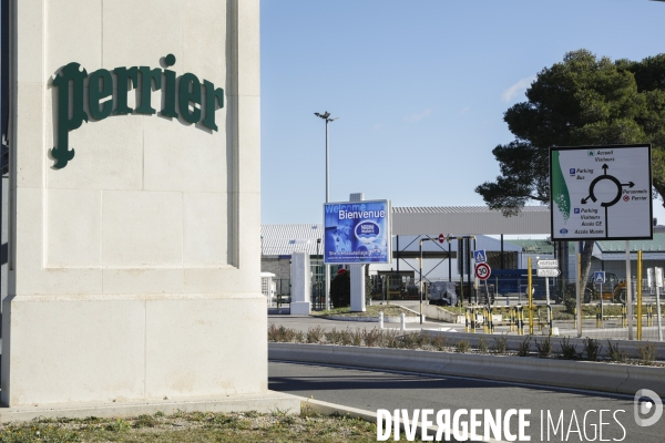 Usine d Eaux minérales naturelles Perrier à Verzège
