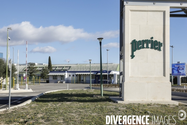 Usine d Eaux minérales naturelles Perrier à Verzège