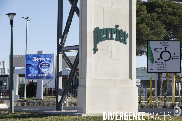 Usine d Eaux minérales naturelles Perrier à Verzège