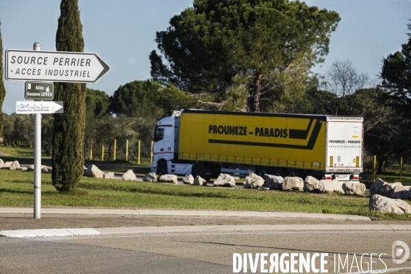 Usine d Eaux minérales naturelles Perrier à Verzège