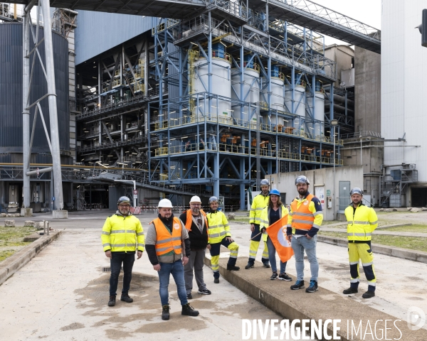 BIomasse a la centrale de Gardanne
