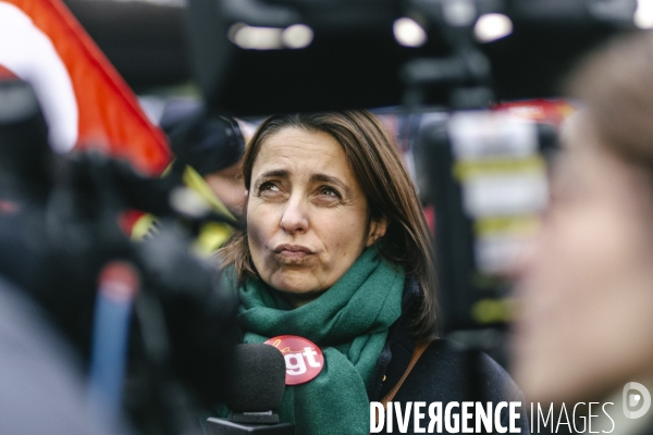 Rassemblement de la CGT contre les licenciements