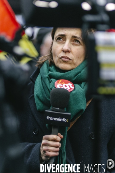 Rassemblement de la CGT contre les licenciements