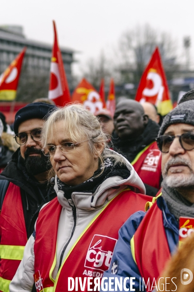 Rassemblement de la CGT contre les licenciements