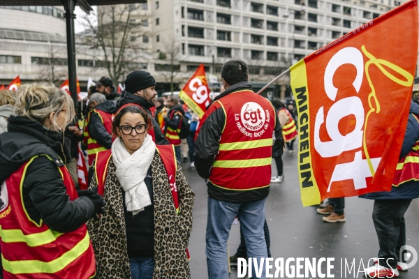 Rassemblement de la CGT contre les licenciements