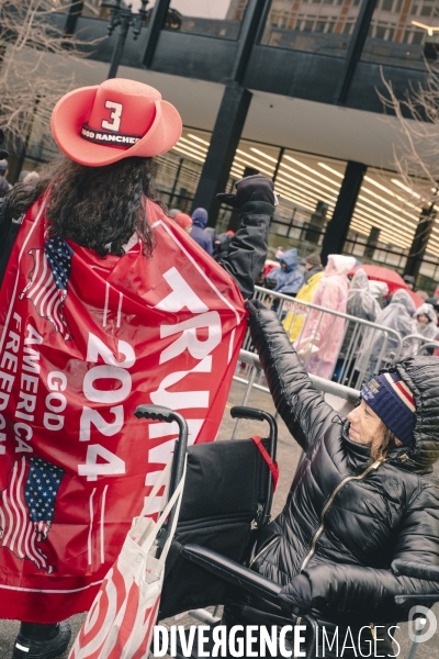 Rassemblement à la veille de l’investiture Donald Trump-Washington