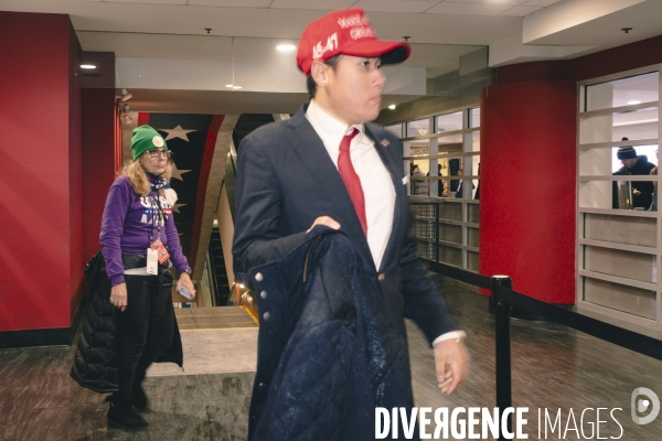 Rassemblement à la veille de l’investiture Donald Trump-Washington