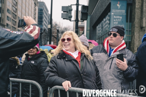 Rassemblement à la veille de l’investiture Donald Trump-Washington