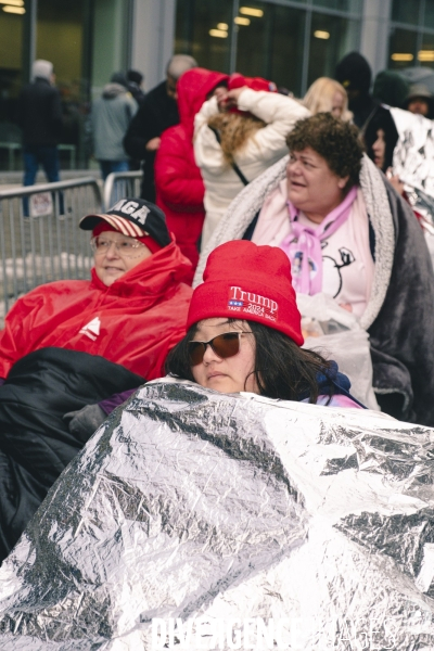 Rassemblement à la veille de l’investiture Donald Trump-Washington