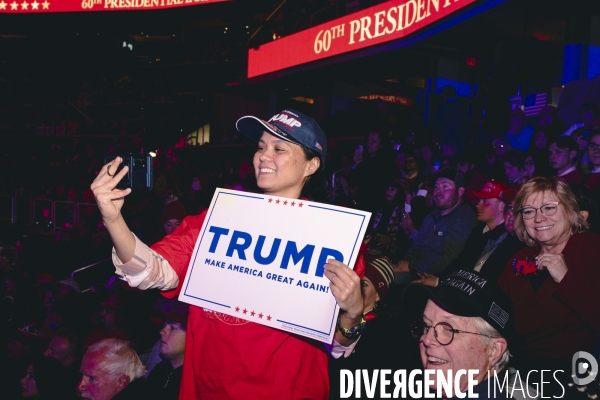 Rassemblement à la veille de l’investiture Donald Trump-Washington