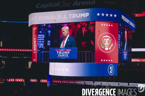 Rassemblement à la veille de l’investiture Donald Trump-Washington