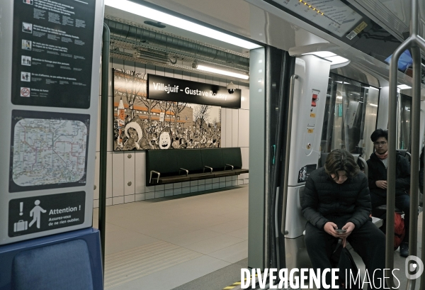 La station de métro Villejuif - Gustave Roussy