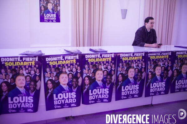 Meeting de campagne municipale de louis boyard a villeneuve-saint-georges.
