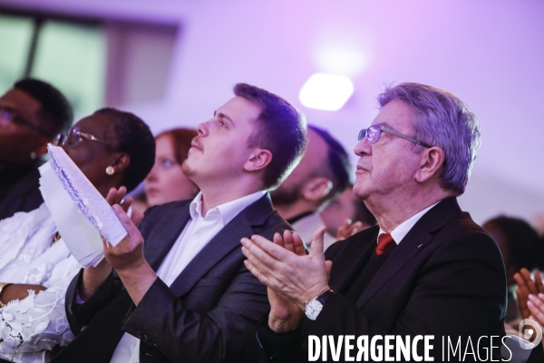 Meeting de campagne municipale de louis boyard a villeneuve-saint-georges.