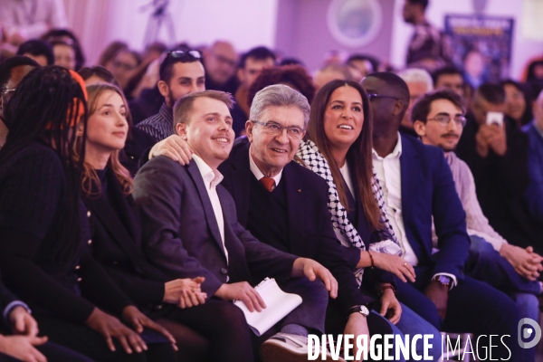 Meeting de campagne municipale de louis boyard a villeneuve-saint-georges.