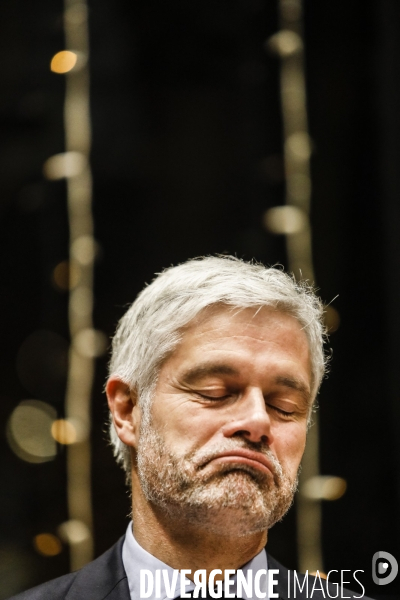 LAURENT WAUQUIEZ EN deplacement a l hay-les-roses aupres du depute vincent jeanbrun.