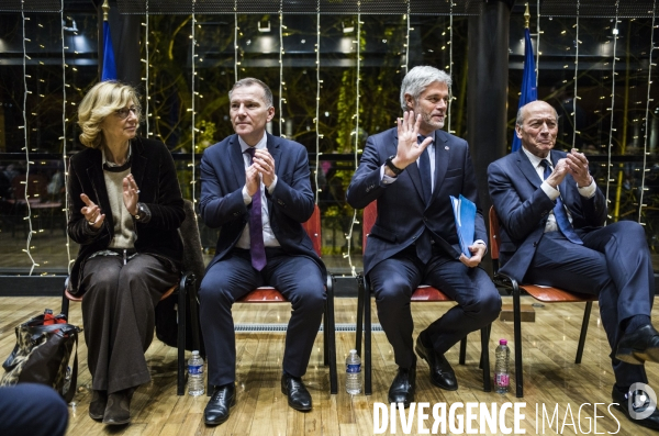 LAURENT WAUQUIEZ EN deplacement a l hay-les-roses aupres du depute vincent jeanbrun.
