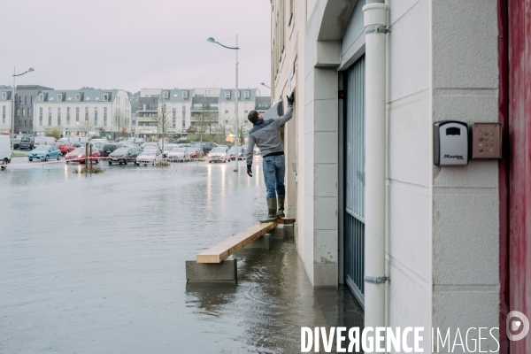 Inondations à Redon