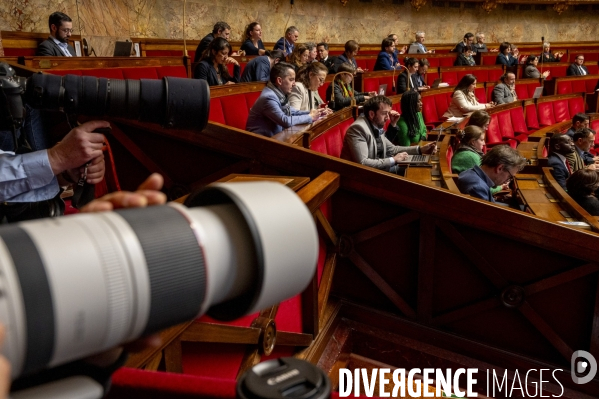 Motion de censure à l Assemblée nationale.
