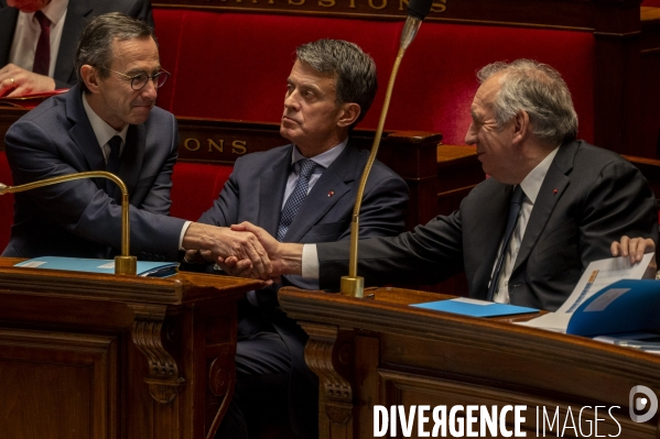 Motion de censure à l Assemblée nationale.