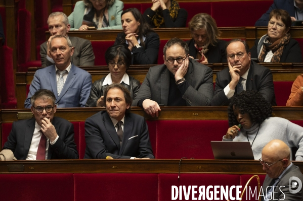 Motion de censure à l Assemblée nationale.